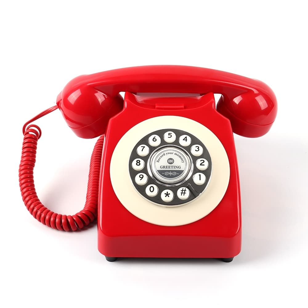 Classic audio guestbook phone